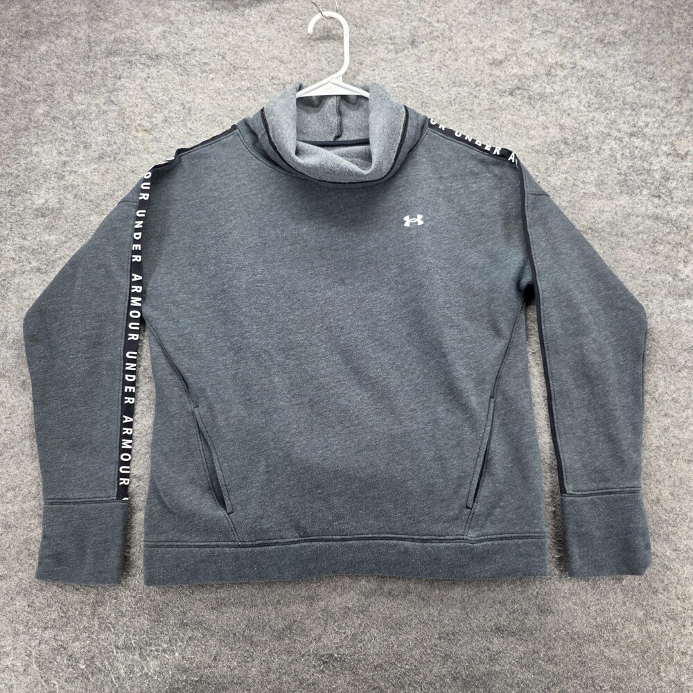 Under Armour Sweatshirt Womens Medium Loose Long Sleeve Gray